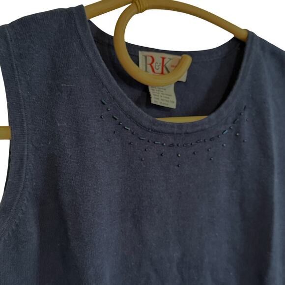 Vintage R&K Originals Cardigan Tank Top Set - 12 - Picture 6 of 6